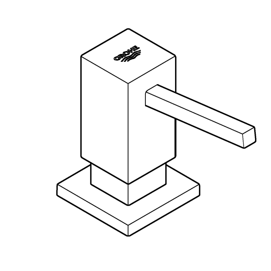 GROHE 40535GN0 - Dispenser di sapone COSMOPOLITAN 500 ml oro