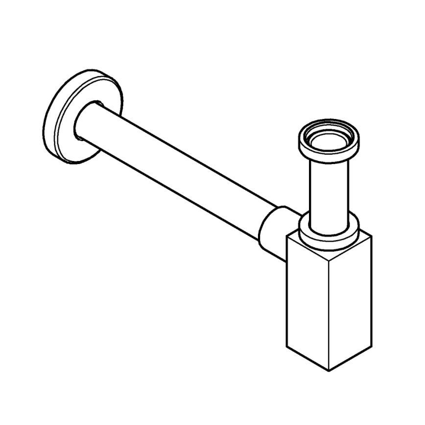 GROHE 40564A00 - Sifone SIFONI grafite