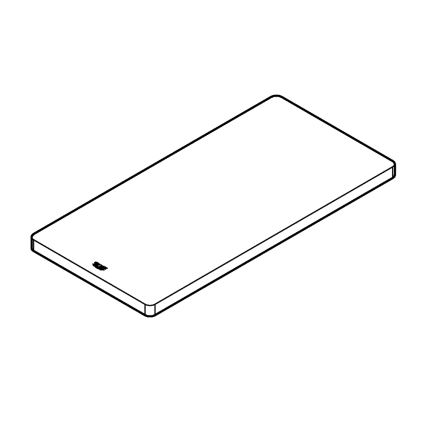 GROHE 40751HV0 - Tagliere in legno 490 × 240 × 19 mm