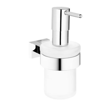 GROHE 40756001 - Dispenser per sapone liquido ESSENTIALS CUBE 160 ml cromo lucido
