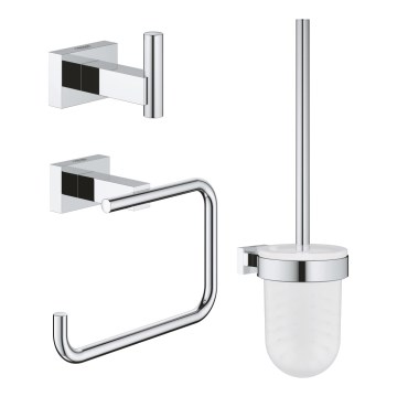 GROHE 40757001 - Set di accessori ESSENTIALS CUBE cromato lucido