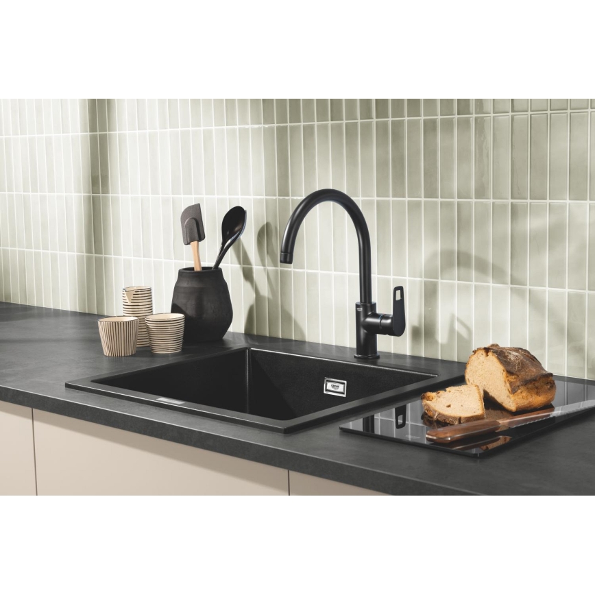GROHE 40786K00 - Tagliere in vetro 450 × 240 × 19 mm nero