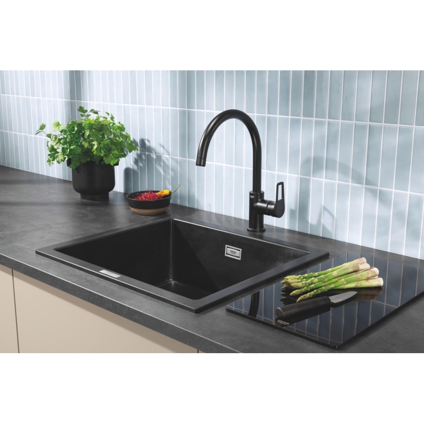 GROHE 40786K00 - Tagliere in vetro 450 × 240 × 19 mm nero
