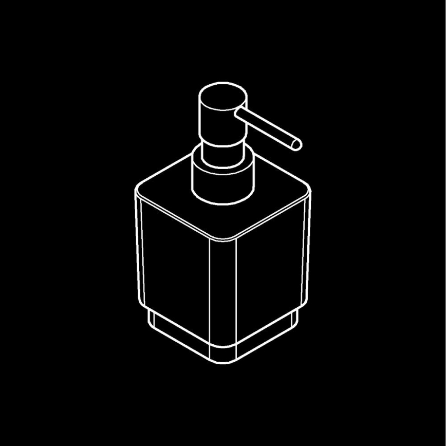 GROHE 40805000 - Dispenser per sapone liquido SELECTION CUBE 300 ml cromo lucido