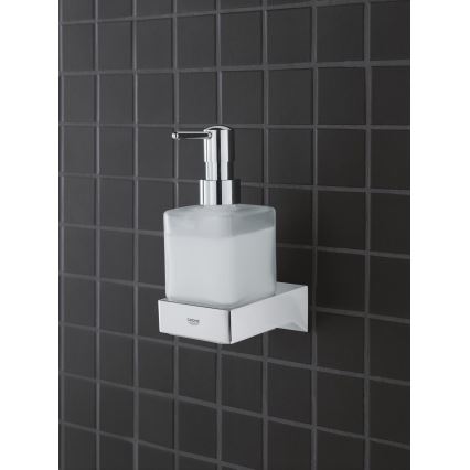 GROHE 40805000 - Dispenser per sapone liquido SELECTION CUBE 300 ml cromo lucido