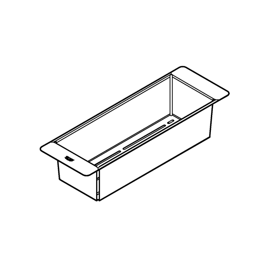 GROHE 40852SD0 - Scolatoio multifunzione 450 × 150 × 100 mm in acciaio inox