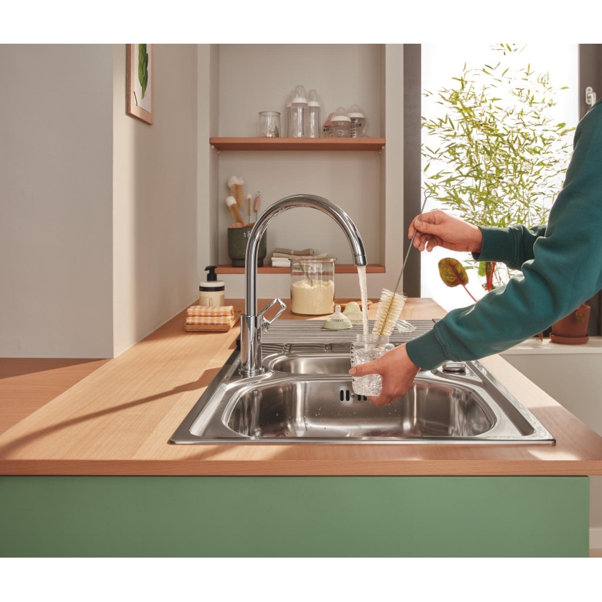 GROHE 40856SD0 - Gocciolatoio 450 × 348 mm, acciaio inox spazzolato