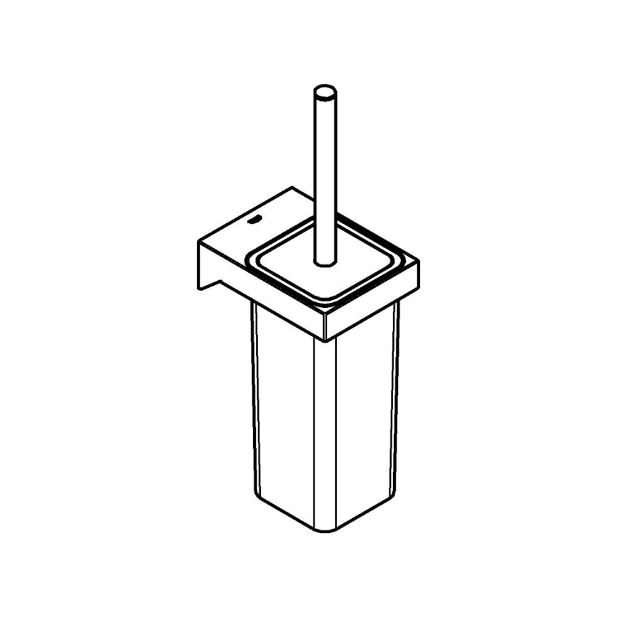 GROHE 40857000 - Set per la pulizia del WC SELECTION CUBE cromo lucido