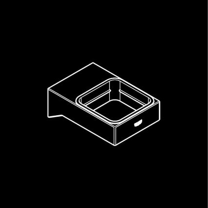 GROHE 40865000 - Supporto SELECTION CUBE in cromo lucido