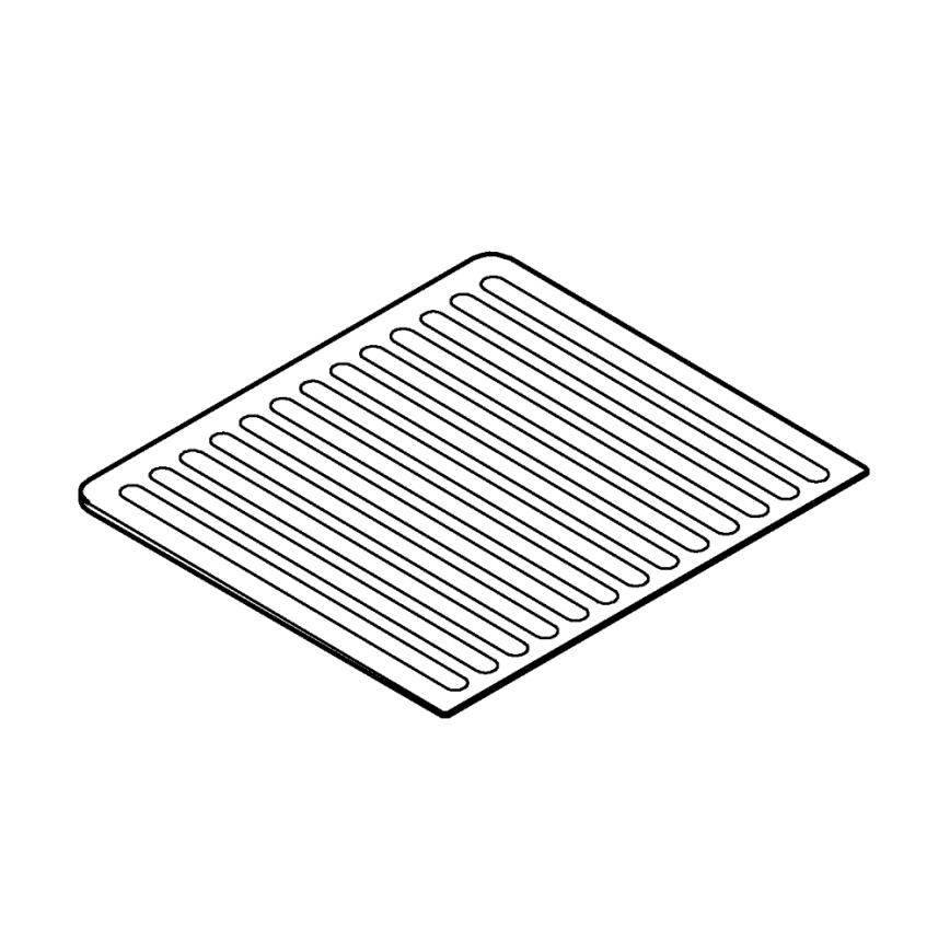 GROHE 40871K00 - Piano di sgocciolamento 450 x 400 mm ceramica/nera