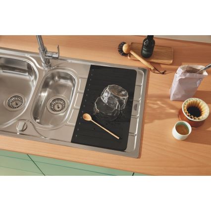 GROHE 40871K00 - Piano di sgocciolamento 450 x 400 mm ceramica/nera