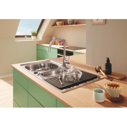 GROHE 40871K00 - Piano di sgocciolamento 450 x 400 mm ceramica/nera