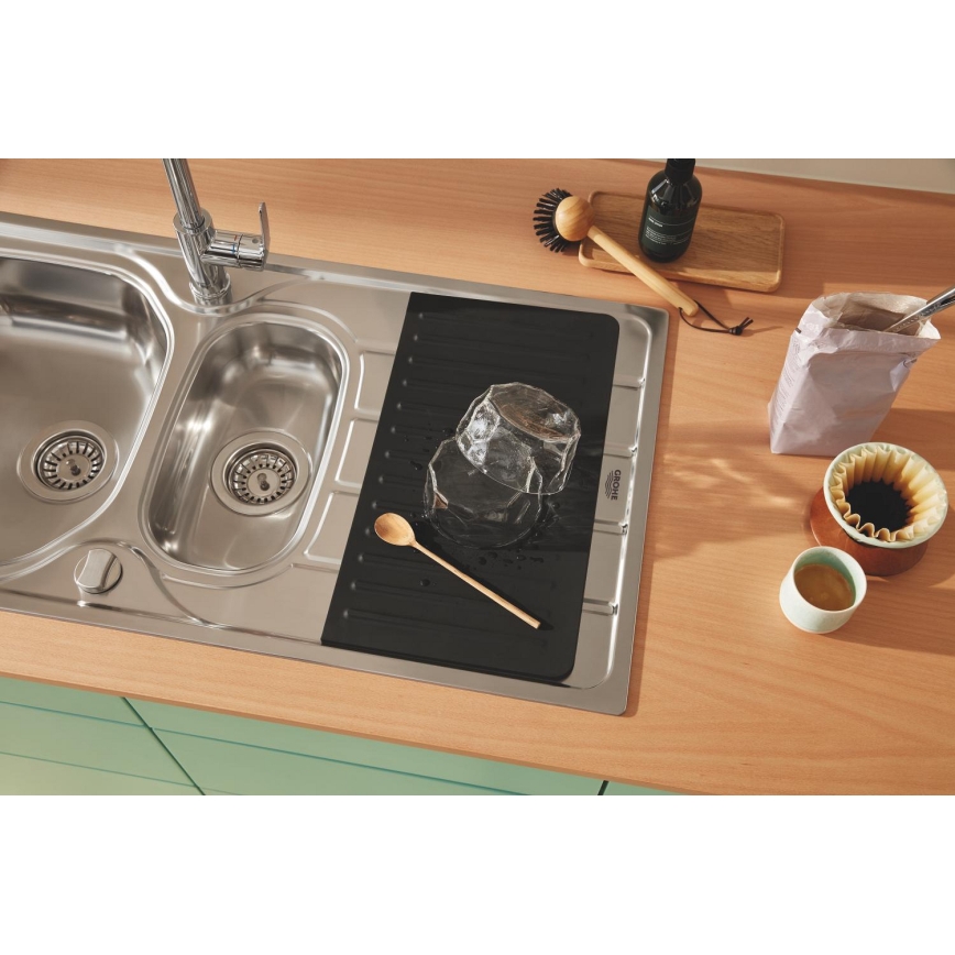 GROHE 40872K00 - Piano sgocciolatoio 450 x 250 mm ceramica/nero