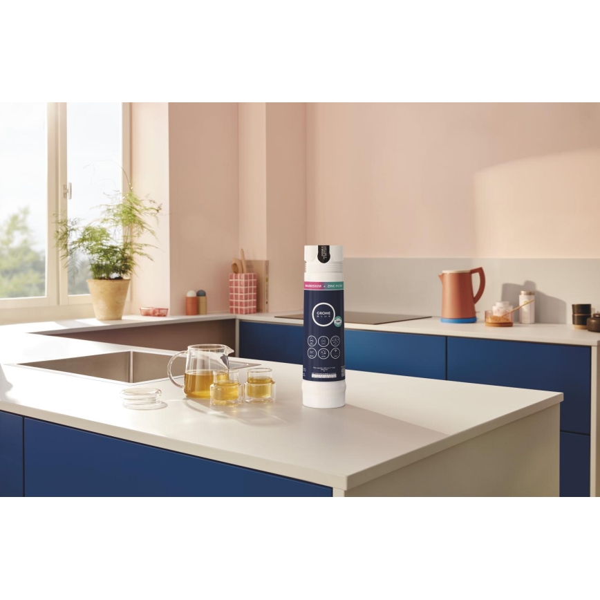 GROHE 40875000 - Kit di avviamento filtro BLUE, cromo lucido
