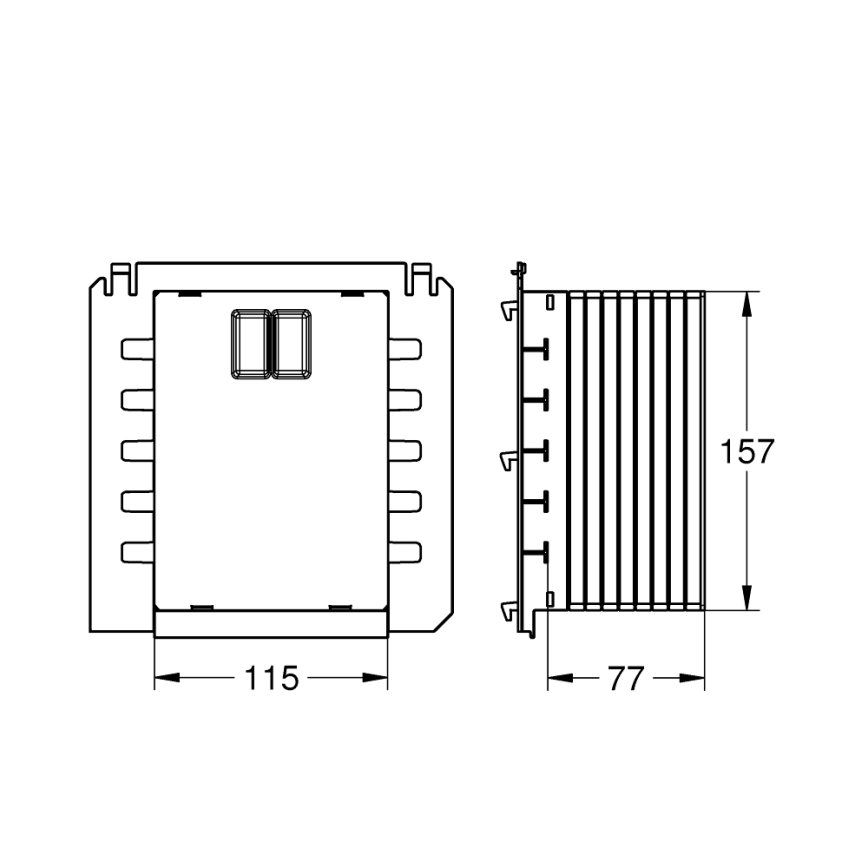 GROHE 40911000 - Vano di ispezione RAPID SL bianco