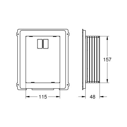 GROHE 40949000 - Pozzetto di ispezione RAPID