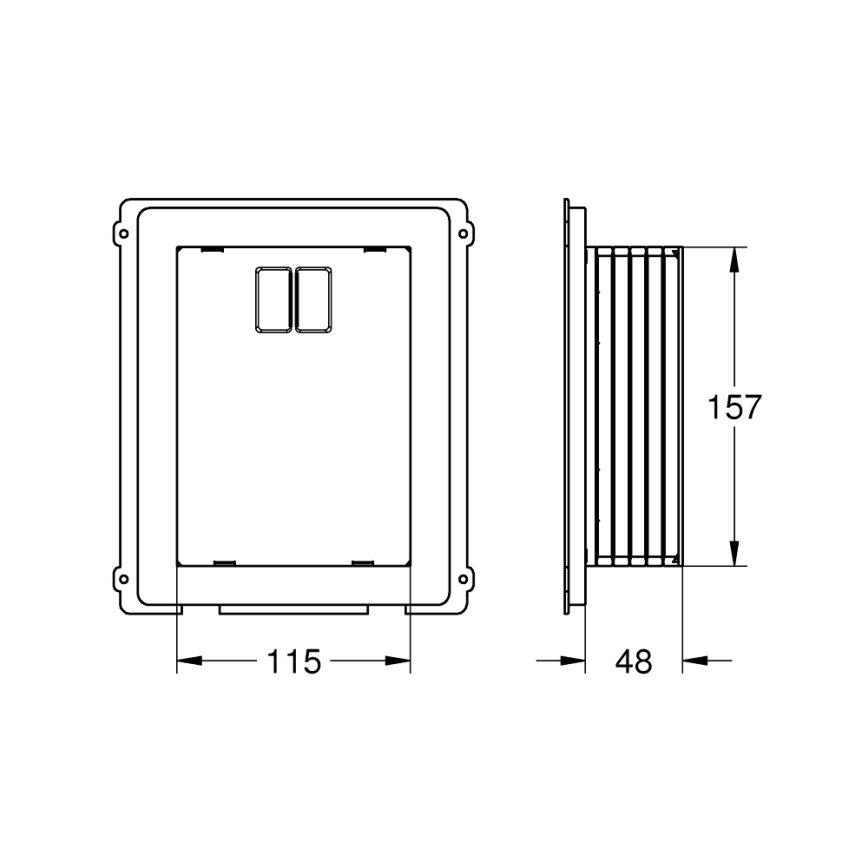 GROHE 40949000 - Pozzetto di ispezione RAPID