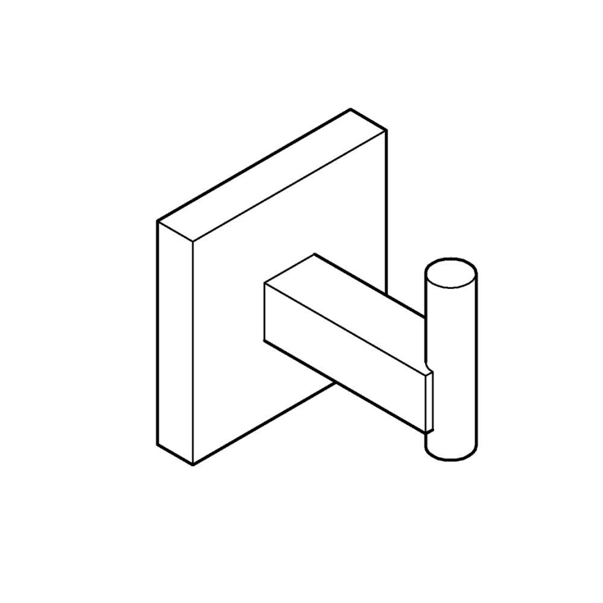 GROHE 409612430 - Gancio START CUBE 5,4 × 5,4 × 6 cm nero