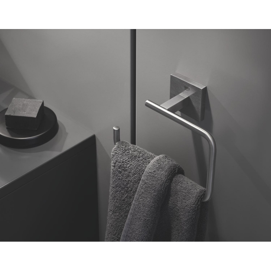 GROHE 40975DC0 - Porta asciugamani START CUBE in acciaio inox