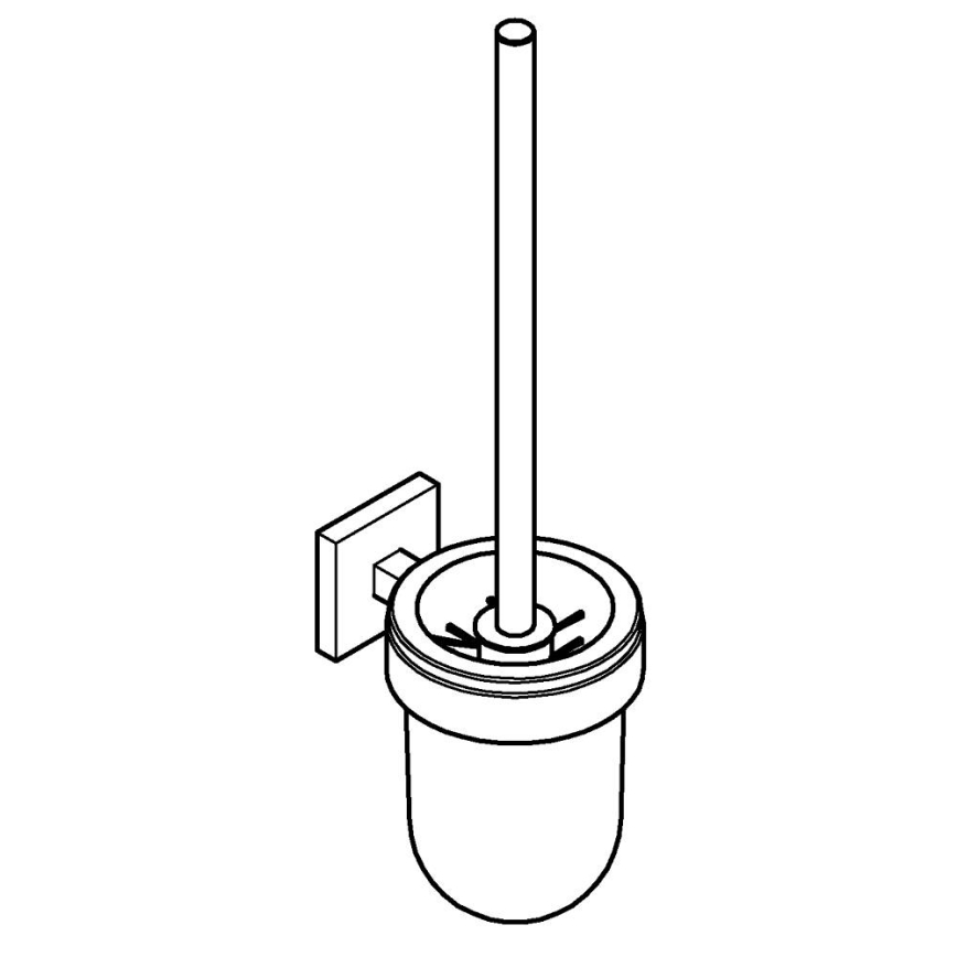 GROHE 409772430 - Set per la pulizia del WC START CUBE nero