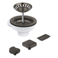 GROHE 40996AL0 - Set di scarico per lavelli da cucina grafite