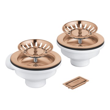 GROHE 40997DL0 - Kit di scarico, accessorio in bronzo