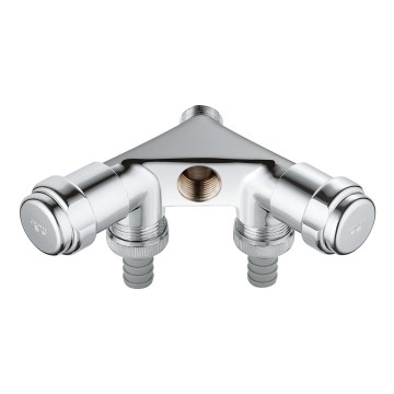 GROHE 41020000 - Valvola doppia EGGEMANN 12” cromo lucido