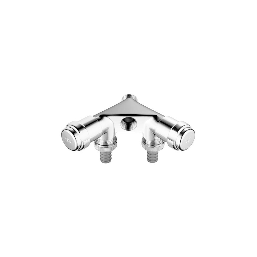 GROHE 41020000 - Valvola doppia EGGEMANN 12” cromo lucido