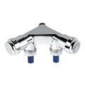 GROHE 41022000 - Valvola doppia EGGEMANN DN 15 cromo lucido