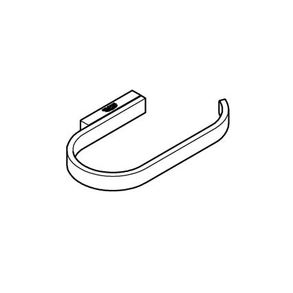 GROHE 41068AL0 - Porta carta igienica SELECTION grafite