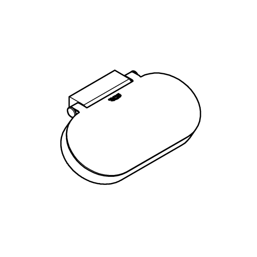 GROHE 41069000 - Porta carta igienica SELECTION cromo lucido