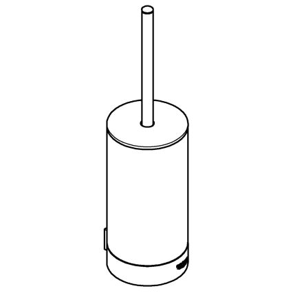 GROHE 41076000 - Set per la pulizia del WC SELECTION, finitura cromo lucido