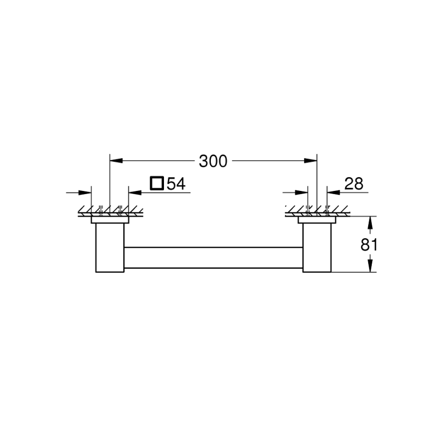 GROHE 41094000 - Maniglione per vasca 354 mm cromo lucido