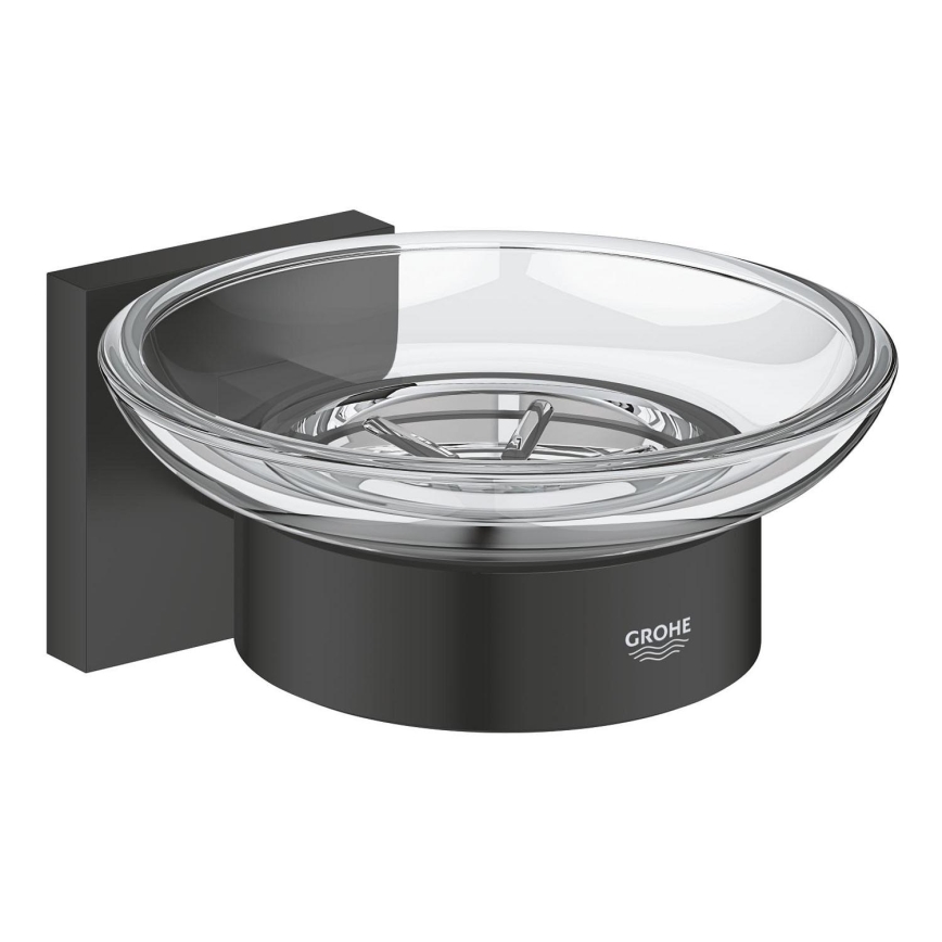 GROHE 410962430 - Portasapone START CUBE 110 x 56 x 125 mm nero