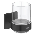GROHE 410972430 - Bicchiere con supporto START CUBE, nero