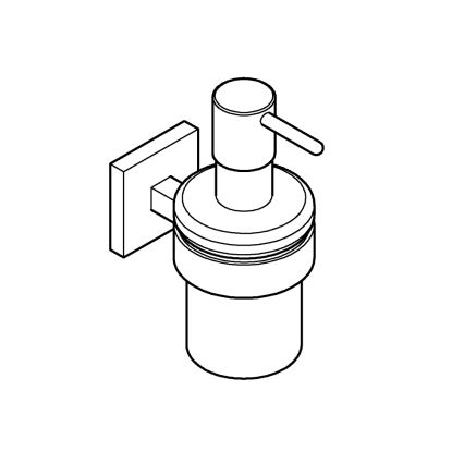 GROHE 410982430 - Dispenser per sapone liquido START CUBE 158 × 126 × 72 mm nero