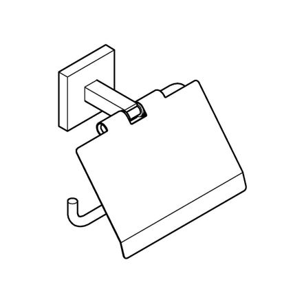 GROHE 41102DC0 - Porta carta igienica 60 x 110 x 111 in acciaio inox