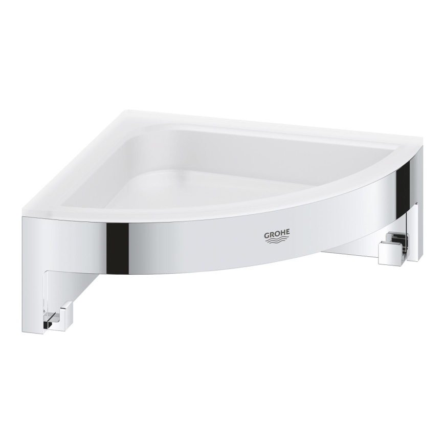 GROHE 41106000 - Ripiano angolare per doccia START CUBE 16 cm, cromo lucido