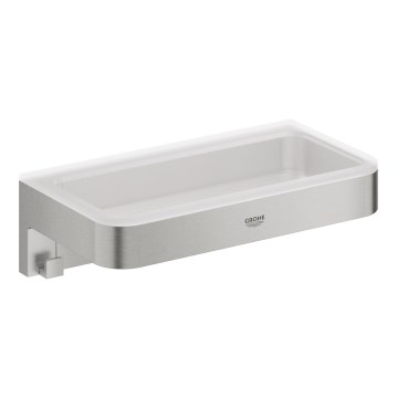 GROHE 41107DC0 - Mensola per doccia START CUBE 200 mm in acciaio inox