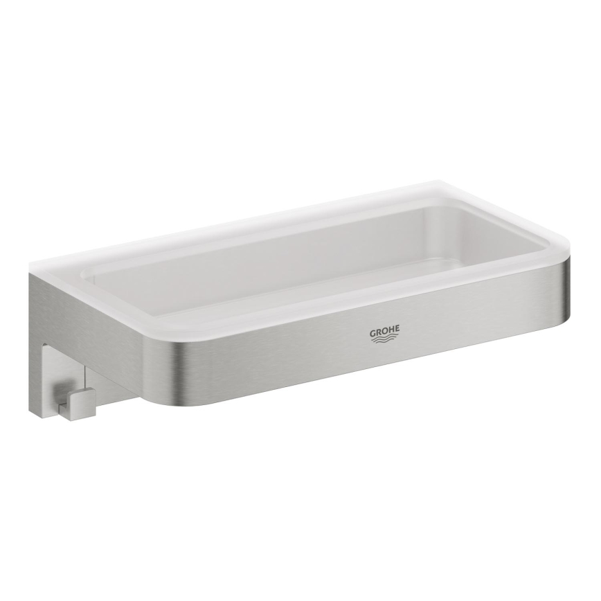 GROHE 41107DC0 - Mensola per doccia START CUBE 200 mm in acciaio inox
