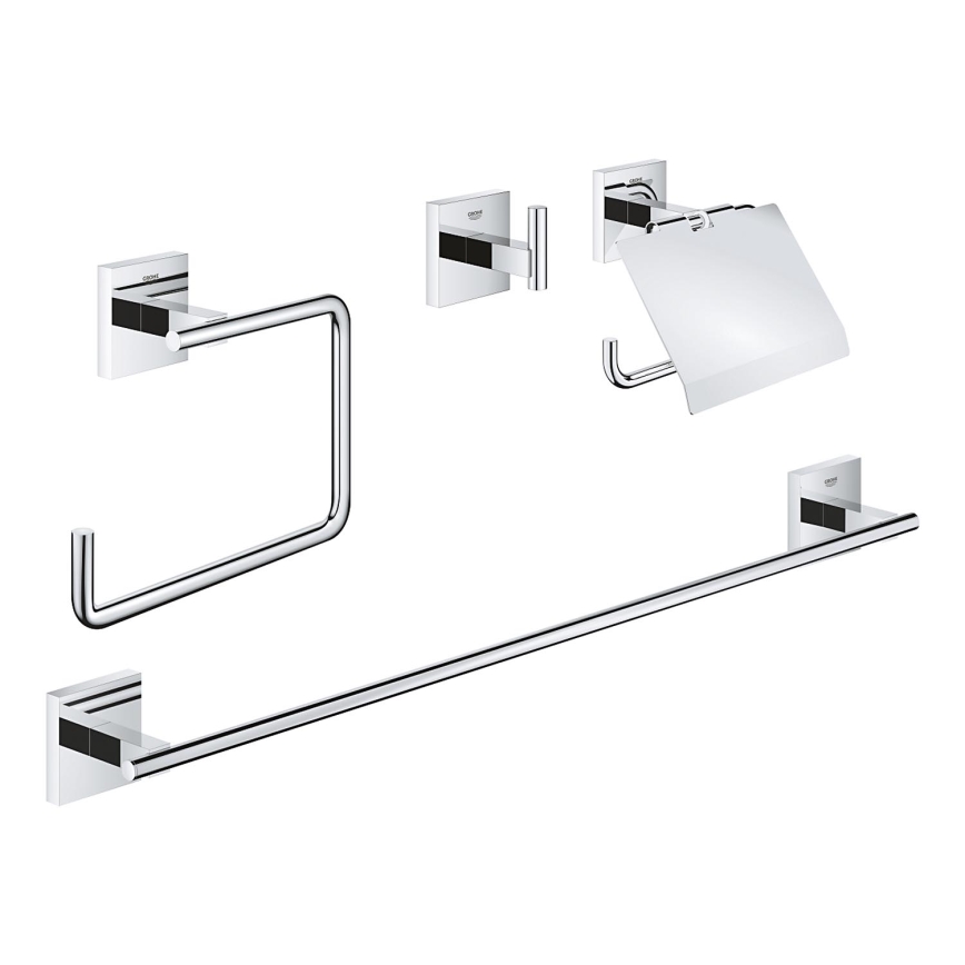 GROHE 41115000 - Set di accessori START CUBE 558 mm cromo lucido
