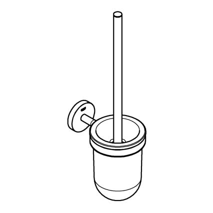 GROHE 41169000 - Set START per la pulizia del WC, cromo opaco