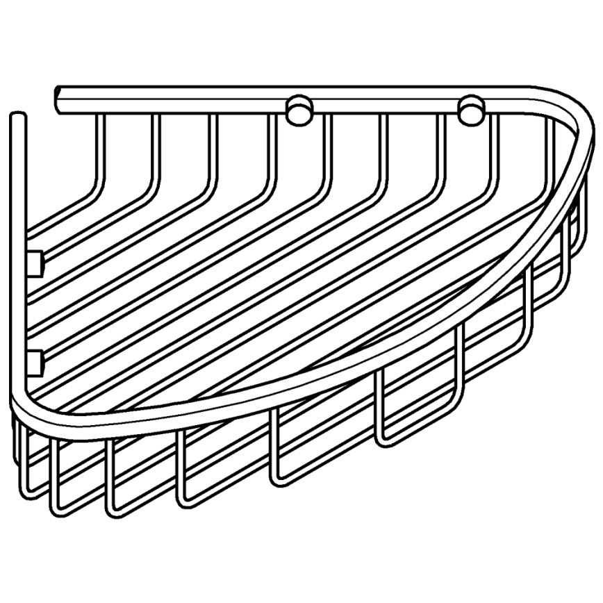 GROHE 41172000 - Mensola angolare QUICKFIX START COSMOPOLITAN 30,3 × 5,3 cm cromata