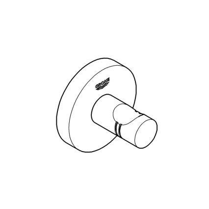 GROHE 41173DC0 - Gancio per accappatoio START in acciaio inox