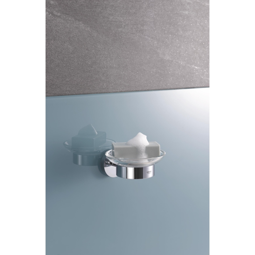GROHE 41182000 - Portasapone START 110 mm trasparente