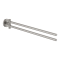 GROHE 41183DC0 - Porta asciugamani QUICKFIX START 439 mm in acciaio inox