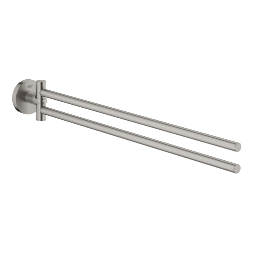 GROHE 41183DC0 - Porta asciugamani QUICKFIX START 439 mm in acciaio inox