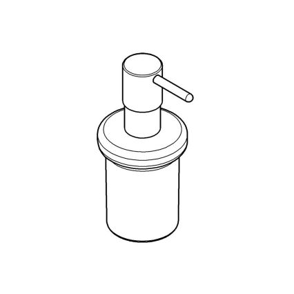 GROHE 411882430 - Dispenser di sapone START 160 ml nero