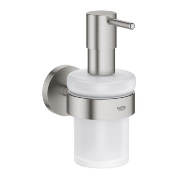 GROHE 41195DC0 - Dispenser di sapone liquido START 160 ml in acciaio inox