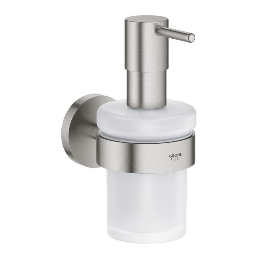 GROHE 41195DC0 - Dispenser di sapone liquido START 160 ml in acciaio inox